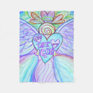 Let Love Let God Guardian Angel Chemo Blanket