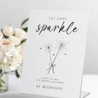 Let Love Sparkle - Sparkler Sendoff Casual Wedding