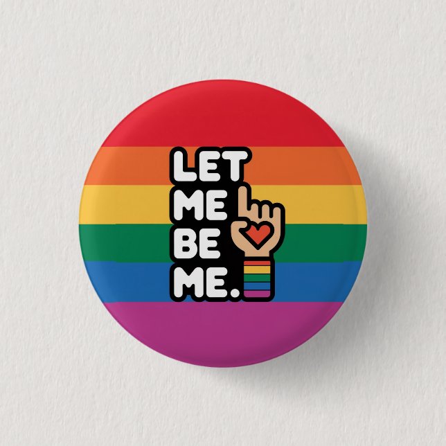 Let me be badge for stimming (Front)