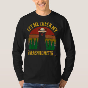 Let Me Check My Giveashitometer Nope Nothing Vinta T-Shirt