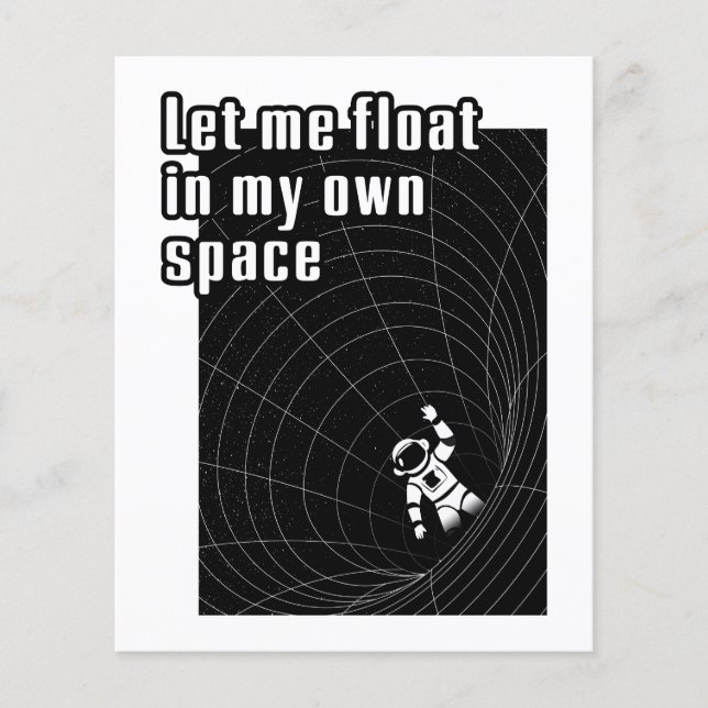 Let me float in my own space (Front)