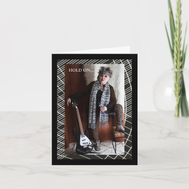 Let me overthink this a minute card (Front)