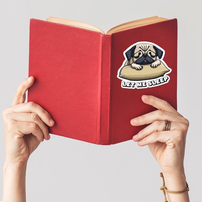 "Let Me Sleep" Cute Pug Taking A Nap  (Creator Uploaded)