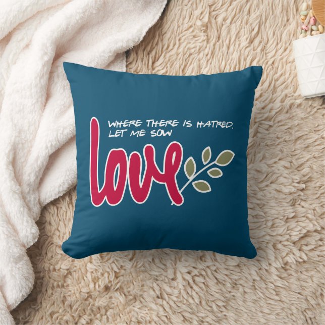 Let me sow love cushion (Blanket)