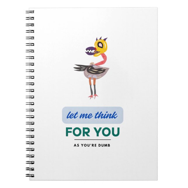 Let me think  notebook (Front)