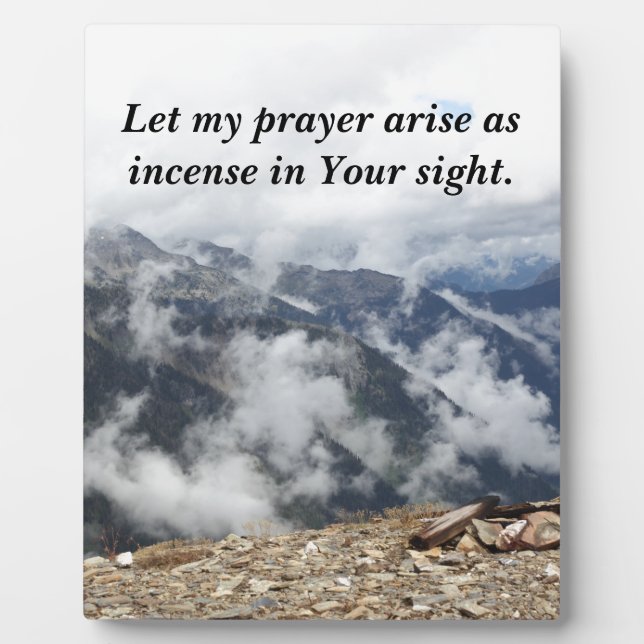 Let My Prayer Arise as Incense Plaque (Front)