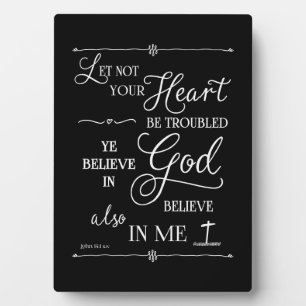 Let Not Your Heart Be Troubled Plaque