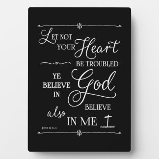 Let Not Your Heart Be Troubled Plaque