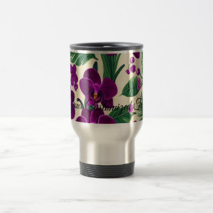 Let Orchid Flowers Blossom in Your Life Travel Mug