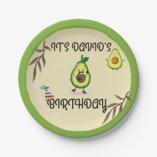 "Let’s Avo-Celebrate! Birthday Bash" Plate