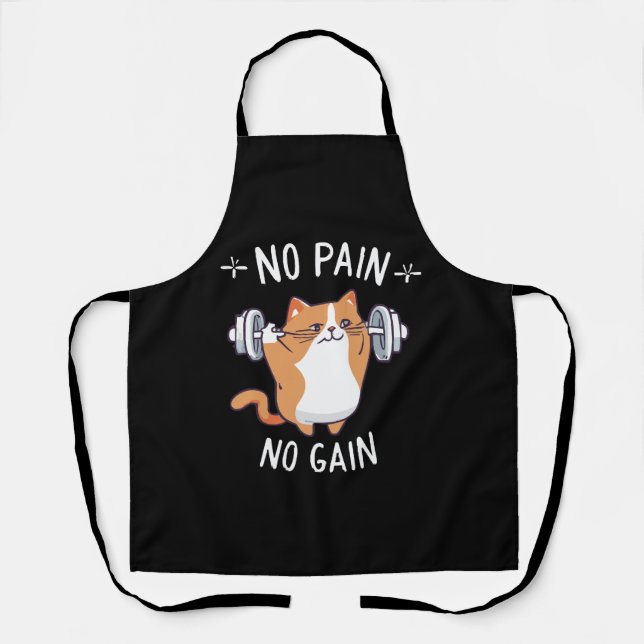 Let s Build Some Muscle! Gym Time! Apron (Front)