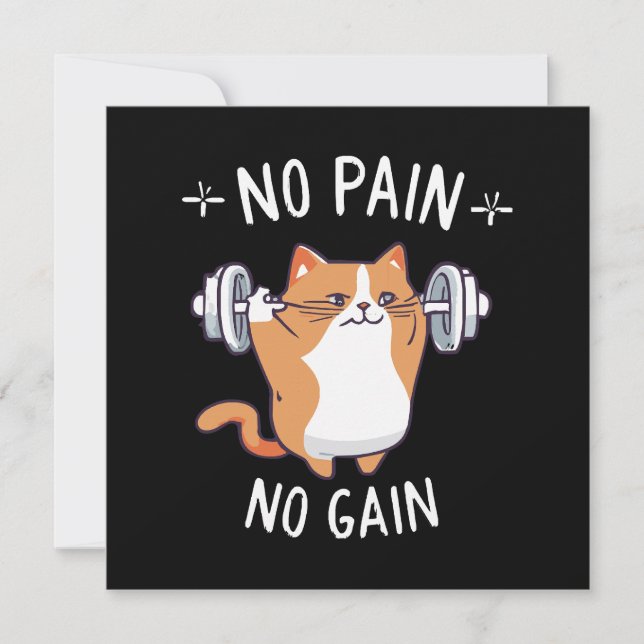 Let s Build Some Muscle! Gym Time! Invitation (Front)