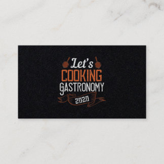 Let’S Cooking Gastronomy 2022 Business Card