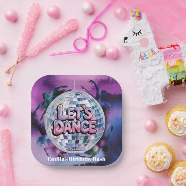 Let’s Dance Birthday Party Bash Paper Plate (Party)