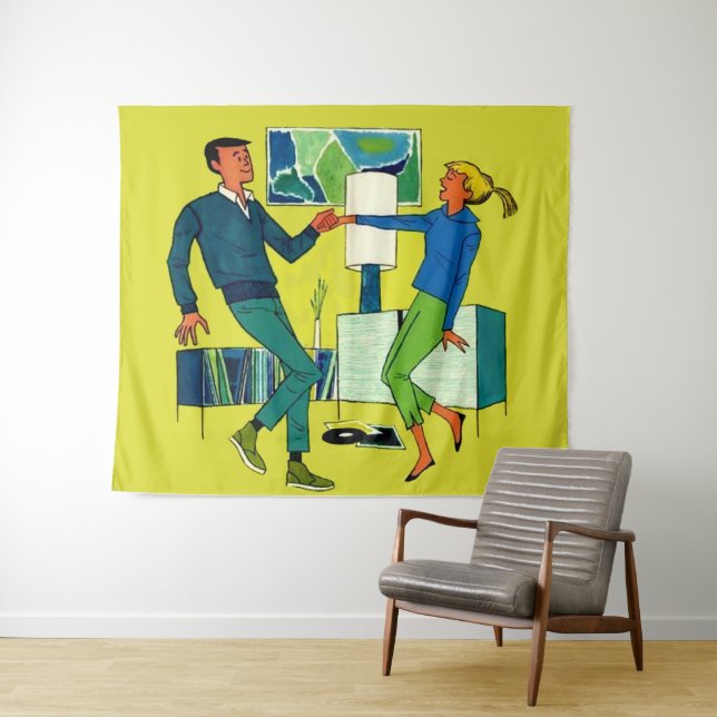 Let’s Dance Tapestry (In Situ (Horizontal))