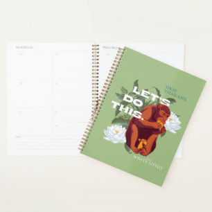 "Let’s Do This" Monkey - The White Lotus Planner