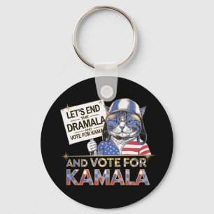 Let’s End the Dramala and Vote for Kamala Key Ring