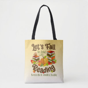 Let’s Fall in Love With Reading Tote Bag