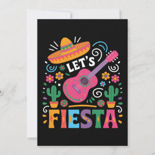 Let’s Fiesta – Bright Mexican Party Style Invitation