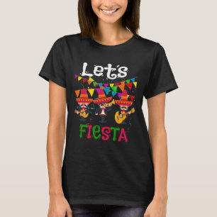 Let´s Fiesta Funny Cinco De Mayo Mexican Mariachi T-Shirt