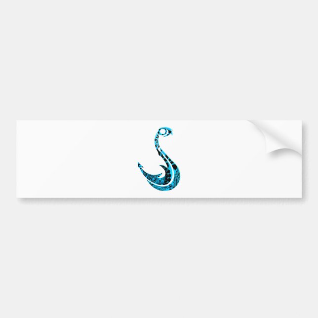 Let’s get hooked bumper sticker (Front)