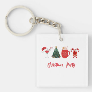 Let’s Get Jolly – Funny Christmas Party Key Ring