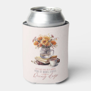 Let’s Get Lost – Books, Coffee & Rain Rustic Can Cooler