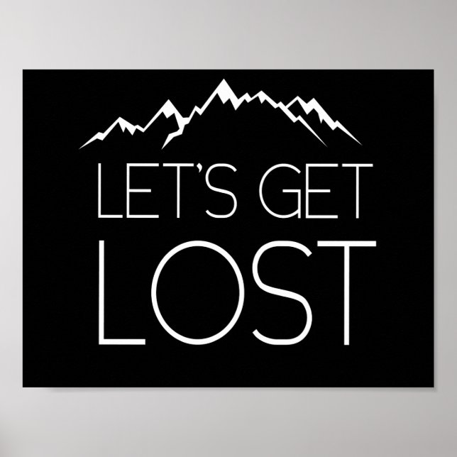 Let’s Get Lost Poster (Front)