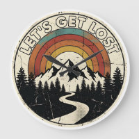 Let’s Get Lost Retro Mountain Adventure Outdoor