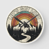 Let’s Get Lost Retro Mountain Adventure Outdoor