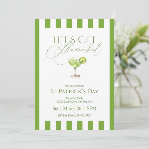 Let’s Get Shamrocked St Patrick’s Day Party Invitation