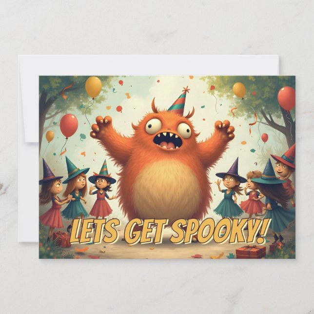Let’s Get Spooky – Cute Monster Party Fun (Front)