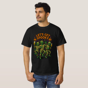 Let’s Get Spooky Dancing Mummies Art T-Shirt