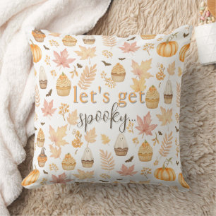 Let’s Get Spooky with Pumpkins, Leaves & Cupcake Cushion