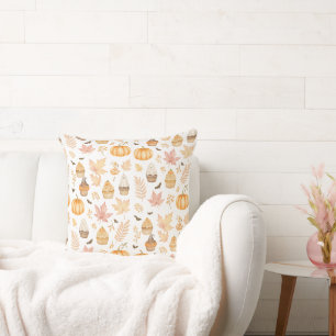 Let’s Get Spooky with Pumpkins, Leaves & Cupcake Cushion