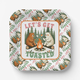 Let’s Get Toasted – Campfire Cuties Edition Paper Plate