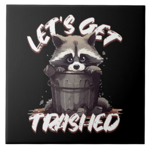 Let’s Get Trashed Ceramic Tile