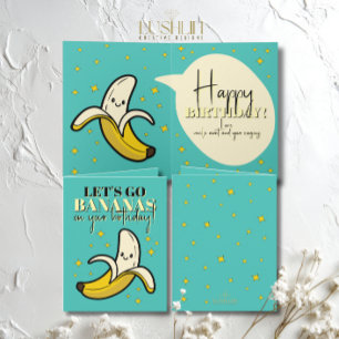 Let’s Go Bananas – Happy Birthday Card