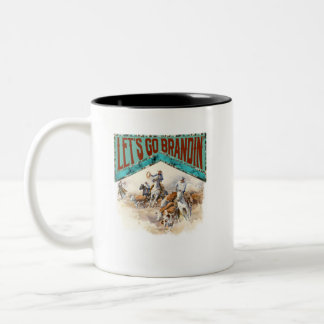 Let’s Go Brandin Western Two-Tone Coffee Mug