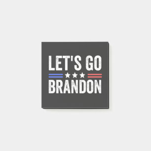 LET’S GO BRANDON Cardinal Post-it Notes