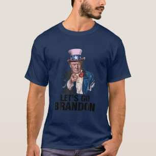 Let’S Go Brandon Conservative US Flag Gift T-Shirt