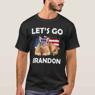 Let S Go Branson American Usa Flag Let S Go Brando T-Shirt