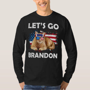 Let S Go Branson American Usa Flag Let S Go Brando T-Shirt