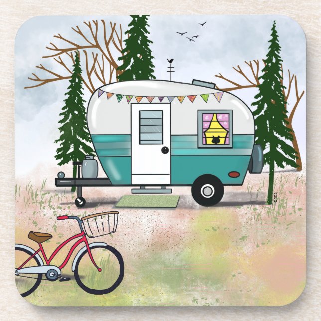 Let’s Go Camping Coasters (Front)