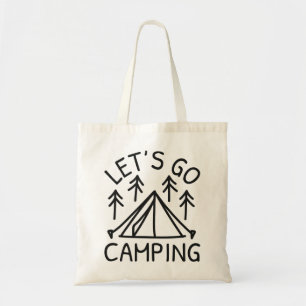 Let’s Go Camping Tote Bag