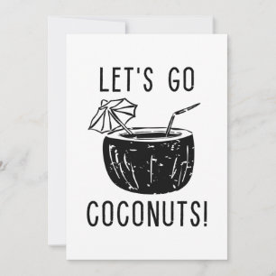 Let’s Go Coconuts Thank You Card