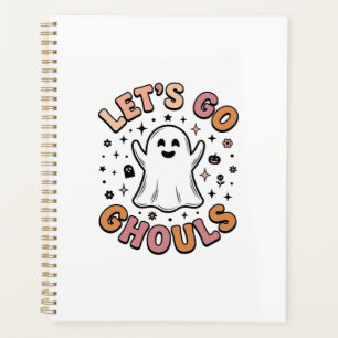 Let’s Go Ghouls Cute Halloween Ghost  Planner