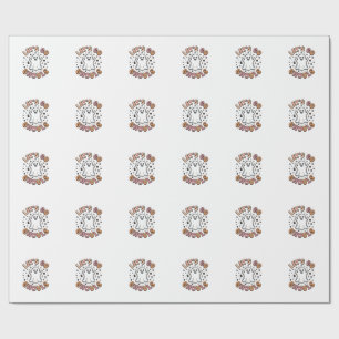 Let’s Go Ghouls Cute Halloween Ghost Wrapping Paper