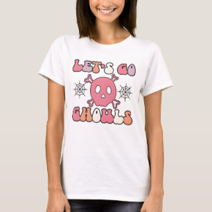 Let’s Go Ghouls Skull Halloween Cute Pastel T-Shirt