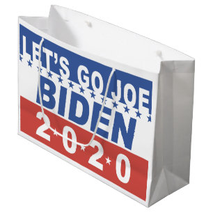 Let,s Go Joe Biden 2020 Election Large Gift Bag